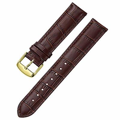 LYNX Stainless Steel & Brown Leather Bracelet - Men