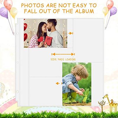 5 scrapbook plastic sleeves album refill pages scrapbook with plastic  sleeves scrapbook binders photo album pages scrapbook binder protector  loose
