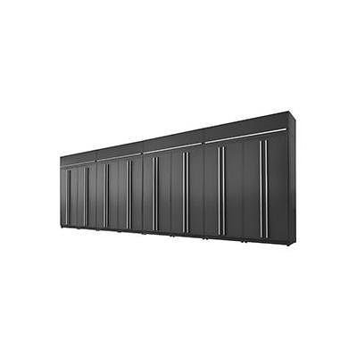 Seville Classics UltraHD 8-Piece Steel Garage Cabinet Storage Set
