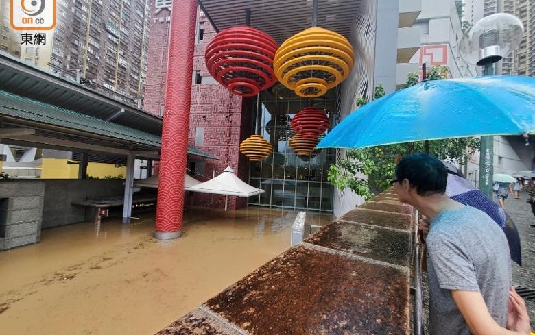 連夜暴雨至今未停　水淹黃大仙圖輯