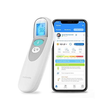 MOBI Air Non-Contact Forehead Thermometer w/ Integrated Distance Sensor,  Smart Medication Reminder & Memory Recall 