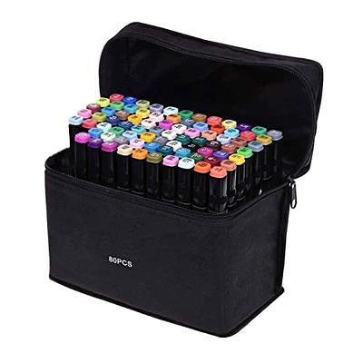 Ogeely Alcohol Markers, 82 Color Dual Tip Art Markers for Kids Adults,  Permanent Sketch Markers for Artists, with Organizing Case, Black Liner and  Pad, for Illustration Designing Drawing - Yahoo Shopping