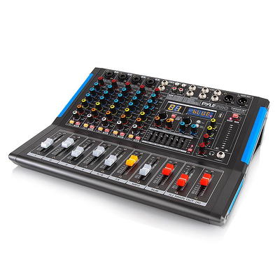 Pyle Pro 3-Channel Bluetooth Mini DJ Mixer and USB Audio Interface