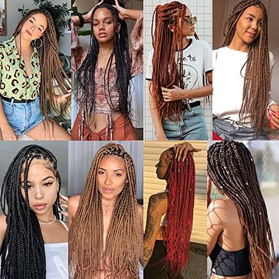 26 inch Braiding Hair Pre Stretched Syntheic Braiding Hair Extension (4 Packs)