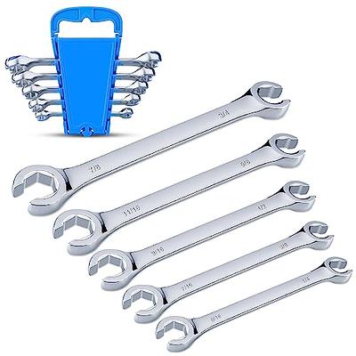EFFICERE max torque 9-piece premium combination wrench set, standard inch  sizes from 1/4 to