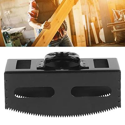 Rectangle Slot Cutter,HSS Oscillating Saw Blade Safe Electric Box Slot  Cutting Blades Drywall Electrical Box Cutter for Drawer Door Spherical Tips