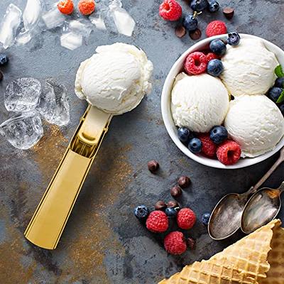 YasTant Premium Large Ice Cream Scoop with Trigger Ice Cream