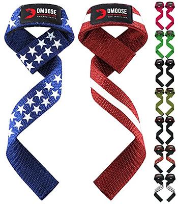 WALITO Weight Lifting Straps 24 Wrist Deadlift Straps with Neoprene Padding  for Men and Women Wrist Lifting Straps for Weightlifting Powerlifting  Strength Training (Pair) Pink