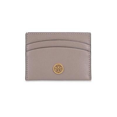 Tory Burch Robinson Pebble Leather Card Case