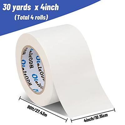 4''x 30 Yards White Gaffers Tape 4 Pack Bulk Main Stage Gaff Tape