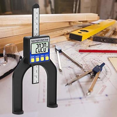 Digital Height Gauge Depth Gauge Woodworking Depth Measuring Ruler