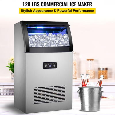 Commercial Ice Maker Machine 550lbs/24H with 300Lbs Large Storage Bin,  Industrial Ice Machine with SECOP Compressor,ETL Approval, Scoops Hose  Included,Perfect for Bar Restaurant,110V - Yahoo Shopping