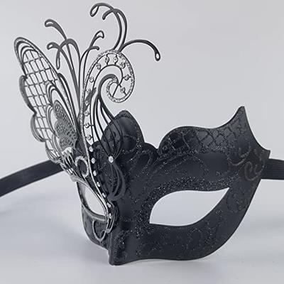 Ubauta Masquerade Mask For Women Venetian Mask/Halloween/Party/Ball  Prom/Mardi Gras/Wedding/Wall Decoration (Black Butterfly) - Yahoo Shopping