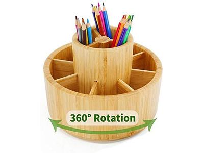 Art Supply Storage And Organizer 360° Spinning Pen Holder - Temu Mexico