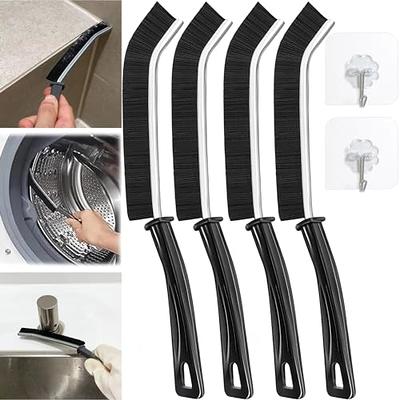 1Set Door Window Track Kitchen Hand-held Groove Gap Cleaning Tools Dustpan+ Brush