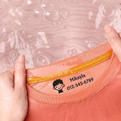  SUPHELPU Name Stamp for Clothing Kids, Waterproof