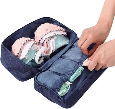 Portable Waterproof Underwear Storage Bag Travel Bra Organizer Lingerie  Socks Toiletry Bag Layer Cosmetic Pouch for Women Men - Yahoo Shopping