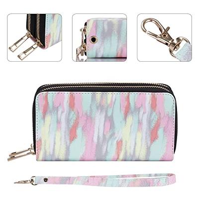 Triple Zipper Clutch Coin Purse, Nylon Lightweight Wristlet Wallet, Casual  Portable Cell Phone Bag - Temu