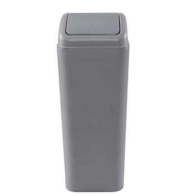 Hefty 3.5-Gallons Black Plastic Kitchen Trash Can Indoor in the