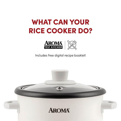 Aroma 8-Cup (Cooked) Rice & Grain Cooker, Steamer, New Bonded