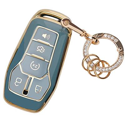 Key Fob Cover With Lanyard, Car Key Case Shell Protection For