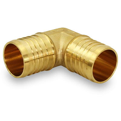 PEX X PEX Barb Tee Pipe Fittings 1/2 Inch Brass (pack of 10) 