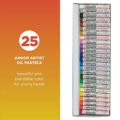 SAKURA Cray-Pas Junior Artist Oil Pastel Set - Soft Oil Pastels for Kids &  Artists - 25 Colors - Yahoo Shopping