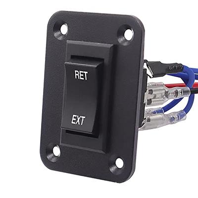 TWTADE Latching Polarity Reverse Switch Motor Control Black Boat