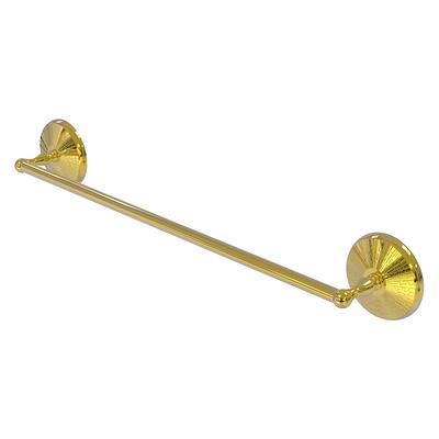 Allied Brass Monte Carlo 24-in Polished Brass Wall Mount Single Towel Bar