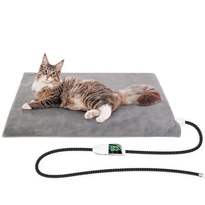 Pecute Pet Heating Pad, Electric Heated Mat with Chew Resistant