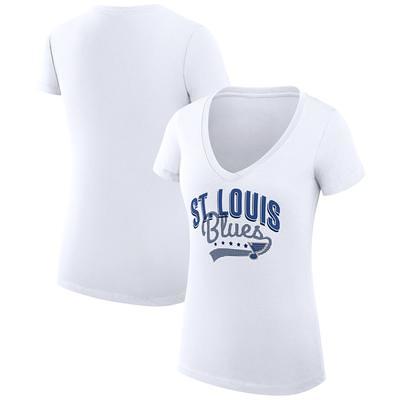 Women's G-III 4Her by Carl Banks White St. Louis Blues Hockey Love Fitted T- Shirt - Yahoo Shopping