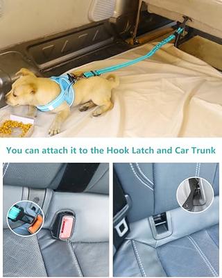 Zhilishu Dog Seat Belt, 2-In-1 Headrest Restraint Dog Car Seatbelt