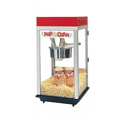 Olde Midway Movie Theater-Style Countertop Popcorn Machine Popper with 8 oz Kettle, Red