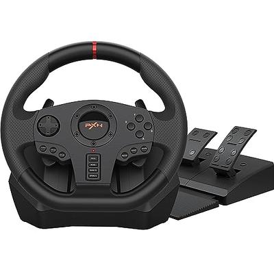 PXN 270/900 Degree PC Racing Wheel, V9 USB Race Game Driving PC  Steering Wheel with Clutch Pedals and Shifter for Windows PC/PS3/PS4/Switch/ Xbox One/Xbox Series X/S