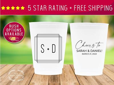 Party Cups, Personalized Party Cups, Bridesmaid Party Favor