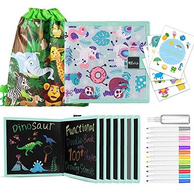 14 Pages Erasable Doodle Book For Kids - Toddler Activity Toy