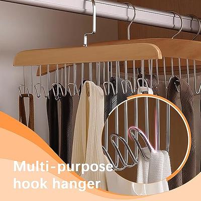 2 PCS Space Saving Hangers, Closet Organizer Hangers Space Saving