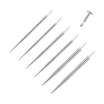 BESTEEL 3 Pcs 316L Surgical Steel Piercing Taper Insertion Pins, Pop Taper  Piercings Kit for Ear/Nose/Lip/Eyebrow/Belly/Nipple/Tongue Piercing  Changing Tool Stretcher, Body Piercing Kit Assistant Tool 14G 16G 18G  Threadless Thread Bar 