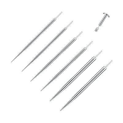 BESTEEL 3 Pcs 316L Surgical Steel Piercing Taper Insertion Pins, Pop Taper  Piercings Kit for Ear/Nose/Lip/Eyebrow/Belly/Nipple/Tongue Piercing  Changing Tool Stretcher, Body Piercing Kit Assistant Tool 14G 16G 18G  External/Threadless/Internal Thread Bar