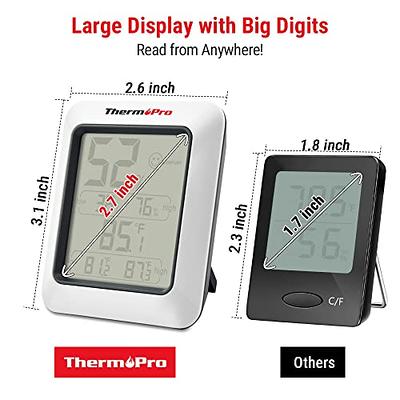 ThermoPro TP50 Digital Hygrometer Indoor Thermometer Room Thermometer and  Humidity Gauge with Temperature Monitor