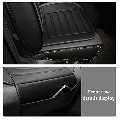 5-Seats Universal Car Seat Covers Deluxe PU Leather Front Rear