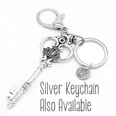 Nordic Retro Spring Double Ring Keychain, Spring Shaped Keychain Accessories
