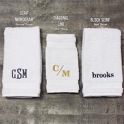 Monogrammed Hand Towel, Personalized Bath Towel, Hand Towels