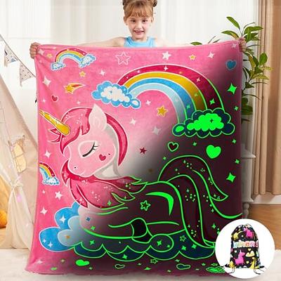 PONAMFO Unicorn Gifts for Girls - Unicorn Toys Blanket Birthday