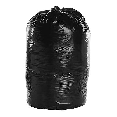 Lavex Pro 55-60 Gallon 3 Mil 38 x 58 Low Density Heavy-Duty Industrial  Contractor Black Trash Bag Can Liner - 50/Case