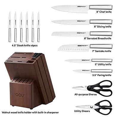 Knife Set 16 PCS High Carbon Stainless Steel Kitchen Knife Set BO