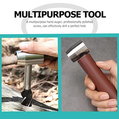 Bushcraft Hand Auger Wrench Hand Screw Drill Bit Woodworking Multi