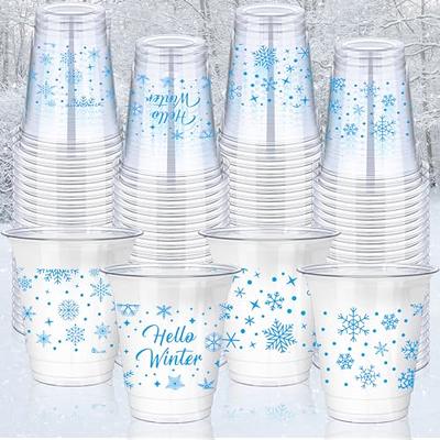 Tanlade 300 Pcs 12oz Christmas Cups Christmas Disposable Clear Plastic Cups  for Christmas Party Deco…See more Tanlade 300 Pcs 12oz Christmas Cups