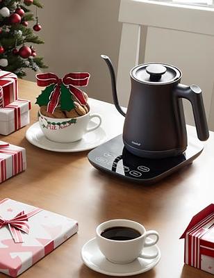 Keebar Electric Kettle, 100% Stainless Steel Tea Kettle, Electric Gooseneck  Kettle with Auto Shut Off, Pour Over Kettle for Coffee & Tea