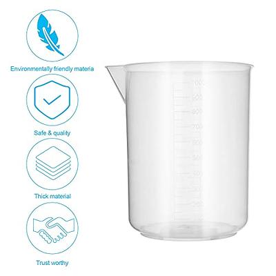 Measuring Jug Plastic Beaker Transparent Measuring Cup Chemical Resistant